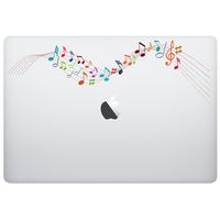 MacBook Sticker Decal - Colorful Music Notes - Cool Creative Skins Stickers
