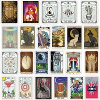 Mysterious Tarot Stickers Waterproof Skateboard Snowboard Car Bicycle Luggage Decal 50pcs Pack