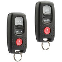 Car Key Fob Keyless Entry Remote fits 2007 2008 2009 Mazda 3 (KPU41794, 41794), Set of 2