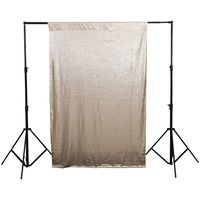 Matte Gold PartyDelight Sequin Backdrop, Photography, Christmas Backdrop, 4Ft x 7Ft