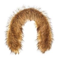 Futrzane Faux Fur Trim For Hood Replacement - Like Real Fur - Buttons Included (S, Honey Fox)