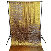 Mermaid Silver&Gold Shimmer Backdrop 10FTx10FT-SEQUIN-CURTAIN-BACKDROP Photo Backdrop Reversable Sequins Backdrops Photographers -1222