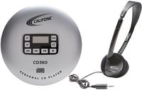 Califone CD360 Personal CD Player, CD360, Silver/Black