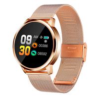 Sonnic Smart Watch for Men Women Acts as a Health and Fitness Tracker Which Has Milanese Loop Stainless Steel Band and High Definition Touch Color Screen and for iPhone or Android Phones