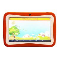 Kids Tablet, Google Android 7.1 Display 7", 8GB, w/Gel Case (Orange)