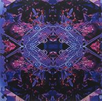 3dRose LLC 8 x 8 x 0.25 Inches Purple, Pink and Blue Glass and Chain Link Mouse Pad (mp_59358_1)