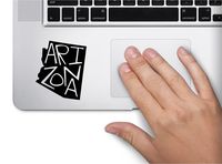 State Name Arizona Keypad Computer Laptop Symbol Decal Family Love Car Truck Sticker Window (Black)