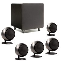 Orb Audio: Mod1 Mini 5.1 Home Theater Speaker System - Surround Sound System - Includes 5 Orbs and 9'' Subwoofer - Great for Movies & Music, Outperforming Larger Subwoofers - Handmade in The US