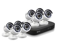 Swann SWDVK-8HD5MP8-US 8 Channel 5MP Security System Kit with 2TB DVR Digital Video Recorder & 8X 5MP Surveillance Bullet Cameras
