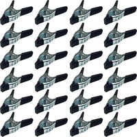 Lot of 24-6" inch Spring Clamp Large Super Heavy Duty Spring Metal Black - 3 inch Jaw Opening