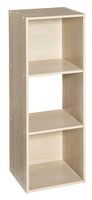 ClosetMaid 4175 Cubeicals Organizer, 3-Cube, Birch