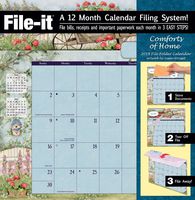 Lang WSBL Comforts of Home 2019 File-It Office Wall Calendar (19997006038)