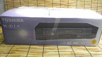Toshiba Hi-Fi W614 VHS VCR Player 4 Head Stereo