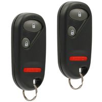 Car Key Fob Keyless Entry Remote fits 1994-1997 Honda Accord / 1996-2000 Honda Civic (A269ZUA106, 72147-S04-A01), Set of 2