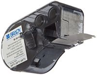 Brady Self-Laminating Vinyl Label Tape - Black on White, Translucent Tape - Compatible with BMP41, BMP51, and BMP53 Label Makers - 1" Height.375" Width (M-48-427)