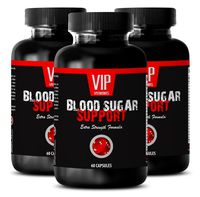 Alpha Lipoic Acid - Blood Sugar Support - Blood Glucose Test Strips (3 Bottles - 180 Capsules)