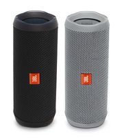 JBL Flip 4 Portable Waterproof Bluetooth Speaker - Pair (Black/Gray)