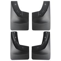 Amooca 2014-2018 Chevy Silverado 1500 and 2015-2018 2500 3500 Custom fit No Drill Mud Flaps Mud Guards Flare Splash Guards Kits Molded 4 Piece Set NOT for GMC Sierra