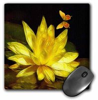 3dRose LLC 8 x 8 x 0.25 Inches Lotus Blossom Mouse Pad (mp_18462_1)