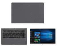 Decalrus - Protective Decal for LG Gram 15Z970 (15.6" Screen) Laptop Grey Carbon Fiber Skin case Cover wrap CFlgGram_15Z970Grey