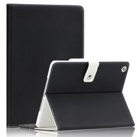 SAVEICON Apple iPad Mini 3 / 2 and 1 Case - Black Canvas Hybrid iPad Mini Folio Case Smart Cover Stand with Card Slots & Auto Wake/ Sleep Feature for Apple iPad Mini Retina Display & iPad Mini 3 (Released 2014)