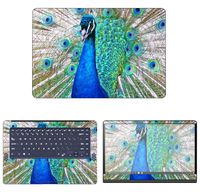 decalrus Protective Decal Peacock Skin Sticker for Asus ZenBook Pro UX550 (15.6" Screen) case cover wrap ASzenbkPro_ux550-161
