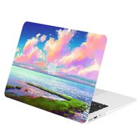 TOP CASE - Art Printing Graphic Hard Case Compatible MacBook Air 13" Model: A1369 / A1466 (Older Version, Release 2010-2017) - Cloudy Lakeside