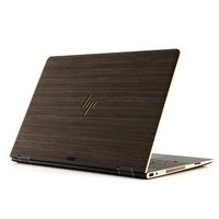 TOAST - Real Wood, Self-Adhesive Cover for HP Spectre X360 15" 2017 Model - Ebony