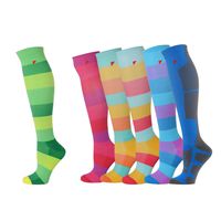 Compression Socks for Men and Women (1 Pair) 15-25% mmHg Moderate Graduated. Optimized for Athletic Sports; for Active Professions and Flight Travel (Small, Kelly Green, Dark Green, Yellow Green)