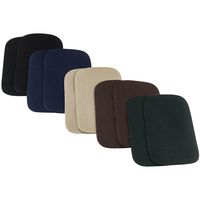 SINGER 00091 Iron-On Twill Patches, Assorted Dark Colors, 2-Inch x 3-Inch, 10-Count