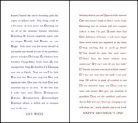 Quiplip Funny Fill-in-The-Blank Get Well and Mother's Day Cards, 6-Pack (QL05186PCK)