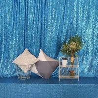 GFCC 5x7.5ft Turquoise Sequin Backdrop Shiny Wedding Party Christmas Decoration Beauty Home Favors Photo Booth Backdround