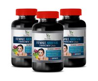 Women libido Booster - Female Arousal Enhancement Pills - Premium Complex - Improves Performance - maca Root Extract Vitamins for Men and Women - 3 Bottles 180 Capsules