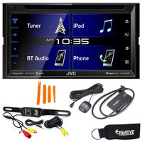 JVC KW-V350BT 6.8" Receiver with Bluetooth, 13-Band EQ + SiriusXM Satellite Radio Tuner & Back-Up Camera