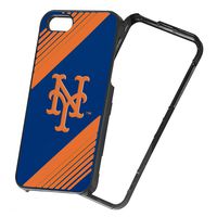 Forever Collectibles MLB 2-Piece Snap-On iPhone 5/5S Polycarbonate Case - Retail Packaging - New York Mets