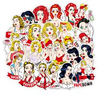 Sexy Women Stickers Pack Laptop Stickers Bomb Beauty Pinup Girls Stickers and Decals Vintage Retro Stickers for Luggage Skateboard Phone Case Guitar Car Bike Bumper
