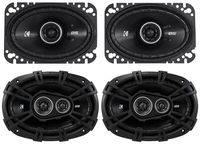 2 Kicker 43DSC4604 DSC460 4x6 Car Speakers+2 43DSC69304 DSC6930 6x9 Speakers