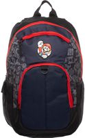 Super Mario Backpack 18inch Book Bag with laptop sleeve