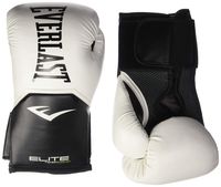 Everlast Elite Pro Style Training Gloves, White, 12 oz