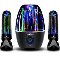 BeFree Sound BFS-33X 2.1 Channel Wireless Multimedia Led Dancing Water Bluetooth System