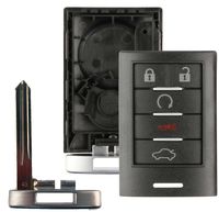 Discount Keyless Replacement Shell Case and Button Pad with Emergency Key Insert Compatible with M3N5WY7777A