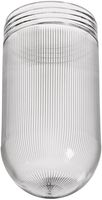 RAB Lighting GL200PRIS 200 Series Vaporproof Threaded Prismatic Glass Globe, 100W Power, White