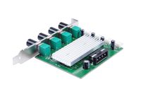 LM YN 4-Channel Computer Fan Governor Speed Control / Close PCI Position Supports fan speed control on motherboard 3-Pin / 4-Pin interface 4P interface power supply