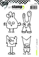 Carabelle Studio A6 Cling Stamp-The Egg Minis, White/Transparent