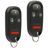 Car Key Fob Keyless Entry Remote fits 1997-2001 Honda CR-V / 2000-2009 Honda S2000 (E4EG8DJ), Set of 2