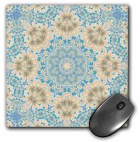 3dRose LLC 8 x 8 x 0.25 Inches Mouse Pad, Ecstasy Star Kaleidoscope (mp_42155_1)