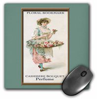 3dRose Floral Bookmark Cashmere Bouquet Perfume - Mouse Pad, 8 by 8" (mp_153611_1)