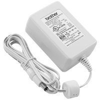 Brother Genuine AD24ESAW White AC Power Adapter for Select Brother P-Touch Label Makers, UL Listed Power Supply Charger with 4.9-foot-long Power Cord