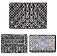 decalrus - Protective Decal Damask Skin Sticker for Dell Inspiron 15 i7570 / 7570 (15.6" Screen) case Cover wrap DEinspironi7570-80