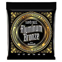 Ernie Ball Aluminum Bronze Medium Acoustic Set, .013 - .056